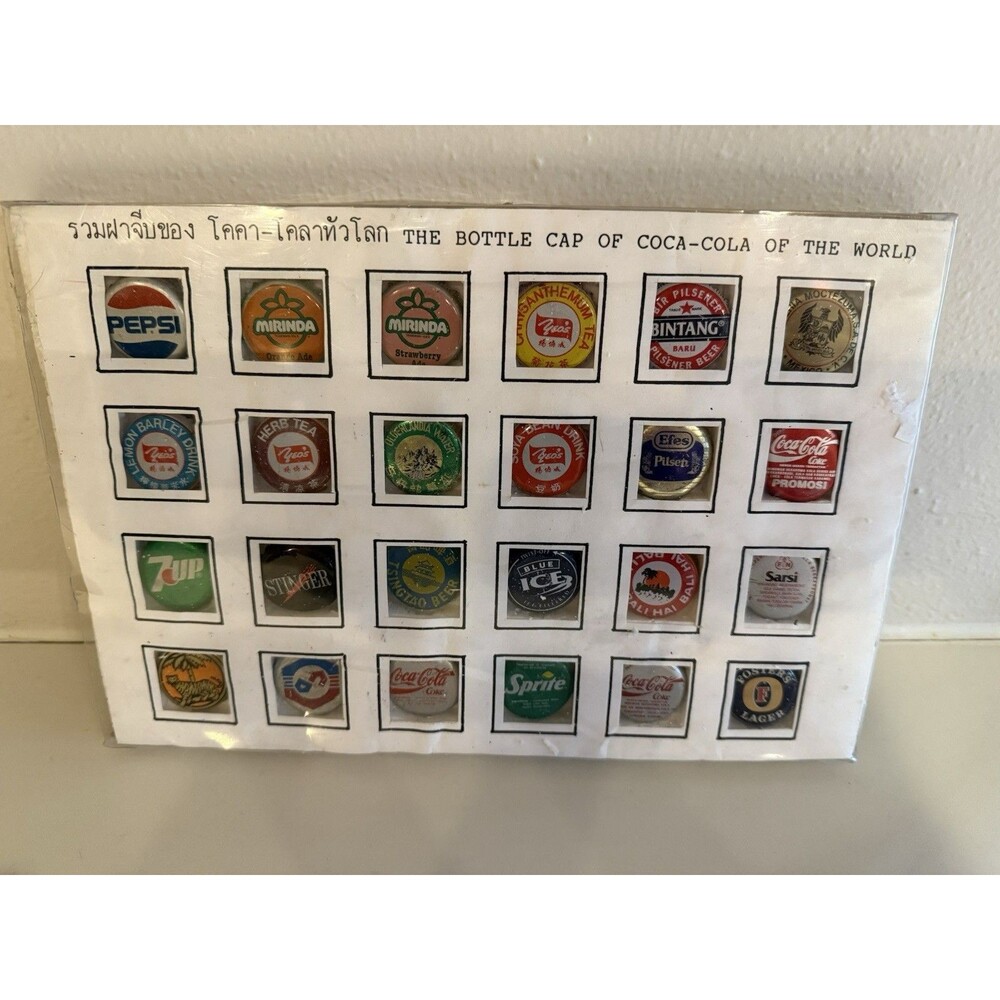 The Bottle Cap Of Coca-Cola Of The World Collection Soda Pop